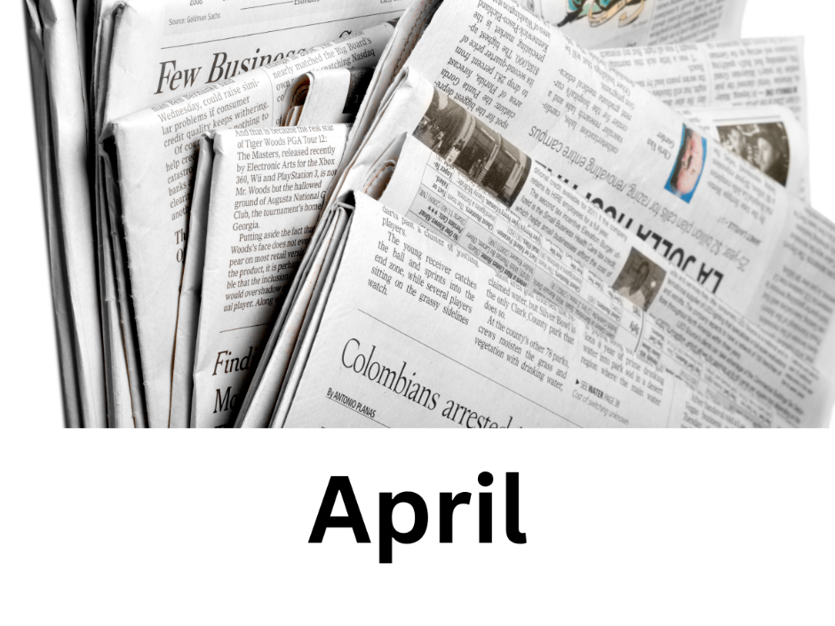 April 2026 News Article