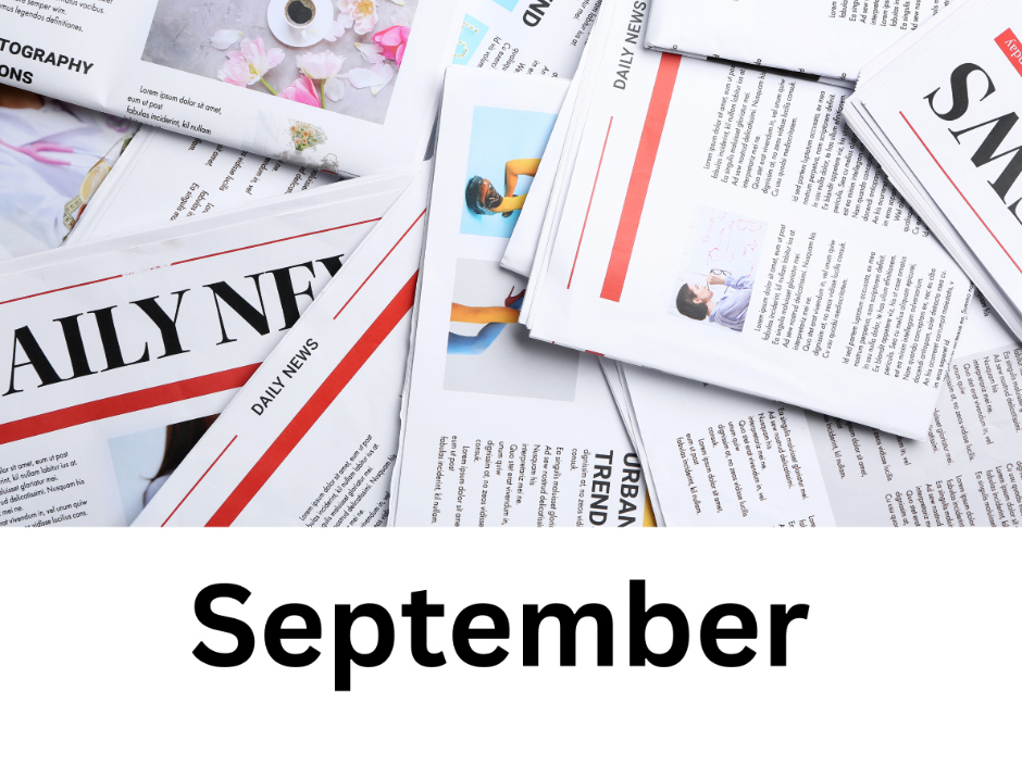 September 2026 News Article